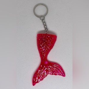 Epoxy Resin Mermaid Tail Keychain